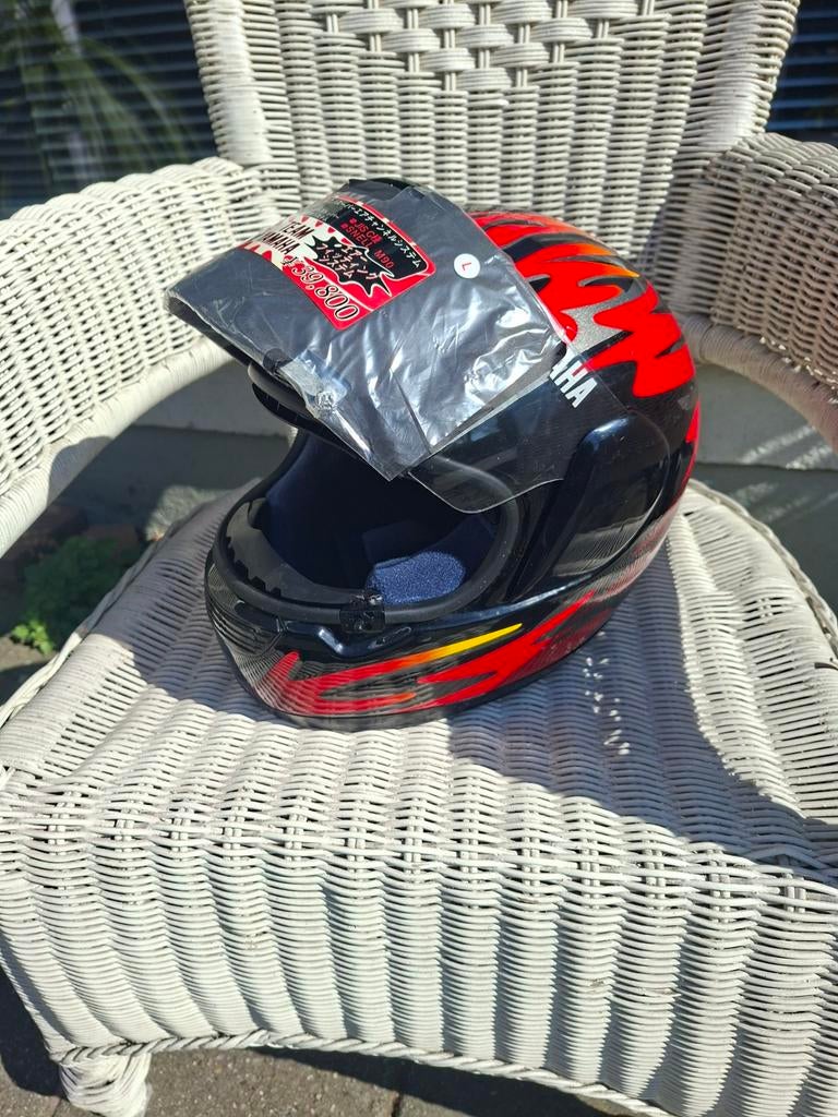 Yamaha Helm Vintage, Motoren, Kleding | Motorhelmen, Ophalen of Verzenden, Tweedehands, L, Overige merken
