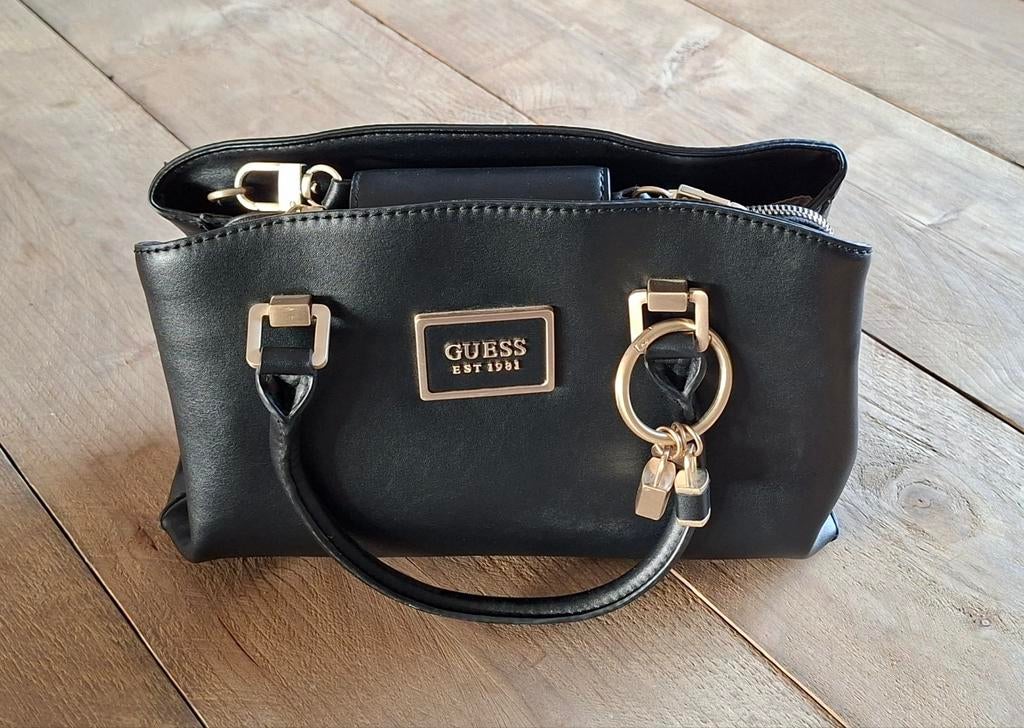 GUESS handtas, Ophalen of Verzenden, Zo goed als nieuw, Zwart, Handtas