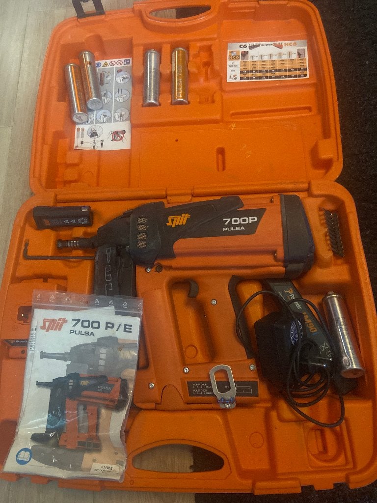 Spit 700P pulsa, Doe-het-zelf en Verbouw, Ophalen of Verzenden, Gebruikt, Tacker/nietmachine, Overige merken