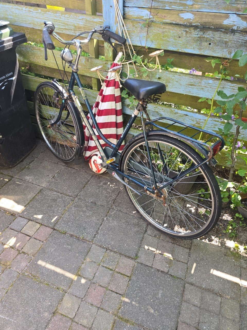 Degelijke Gazelle stadsfiets te koop, Ophalen, Velgrem, Gazelle, 53 tot 56 cm