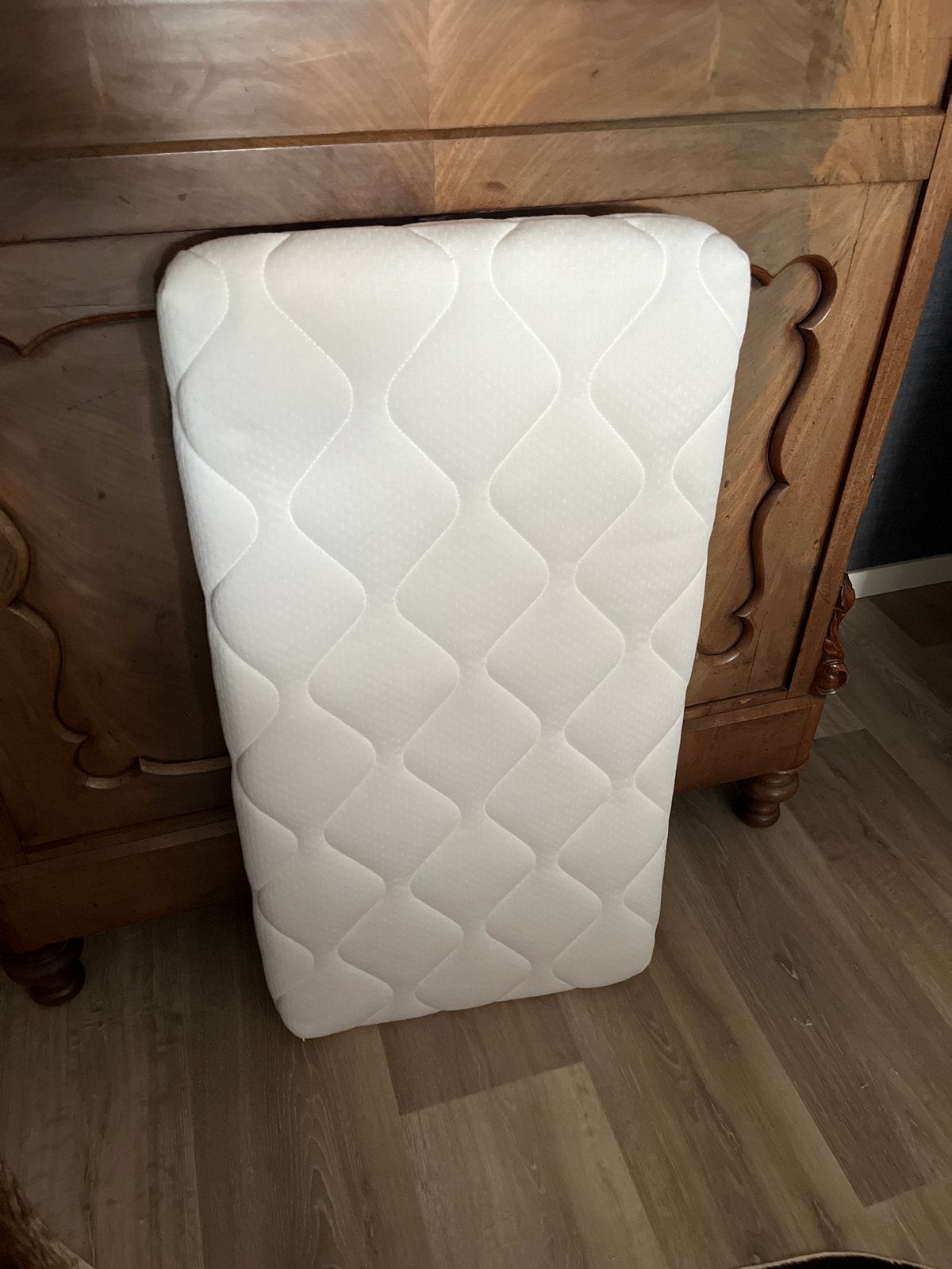 Wiegmatras 40x90x7 cm - Zeer nette staat, wasbare hoes, Ophalen, 70 cm of minder, 190 cm of minder, Zo goed als nieuw
