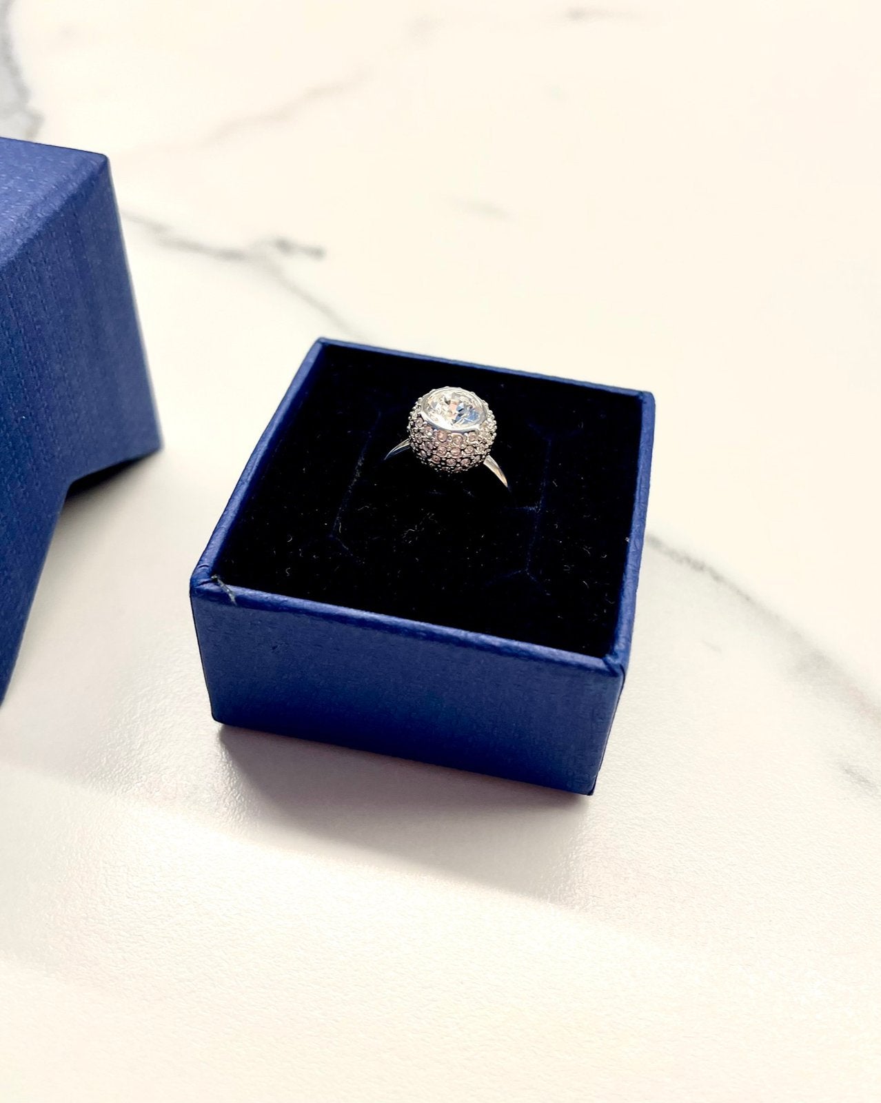Swarvoski ring maat 52 nieuw, Verzamelen, Ophalen of Verzenden, Zo goed als nieuw
