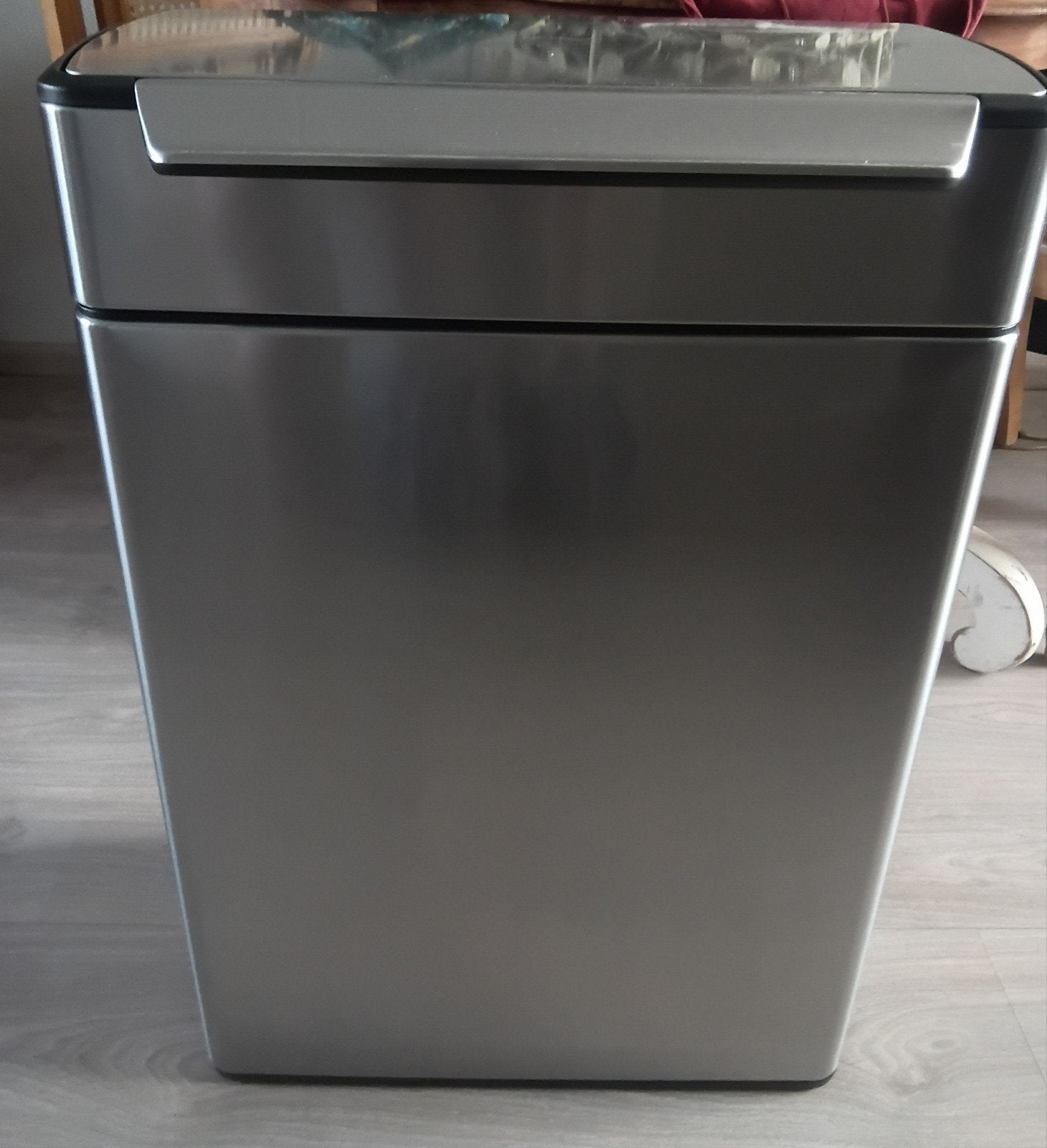 Simplehuman prullenbak, 40 liter of meer, Ophalen, Gebruikt, Rvs