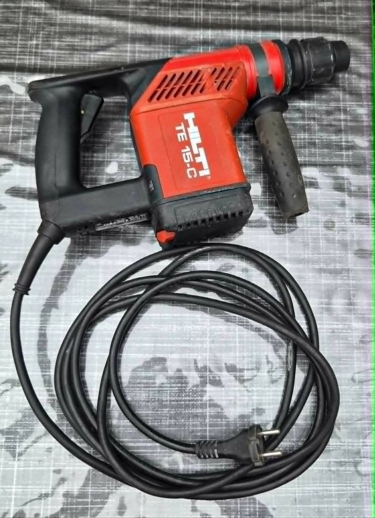 Hilti boorhamer TE 15-C werkt volledig 2m snoer, Doe-het-zelf en Verbouw, Gereedschap | Boormachines, Ophalen of Verzenden, Zo goed als nieuw