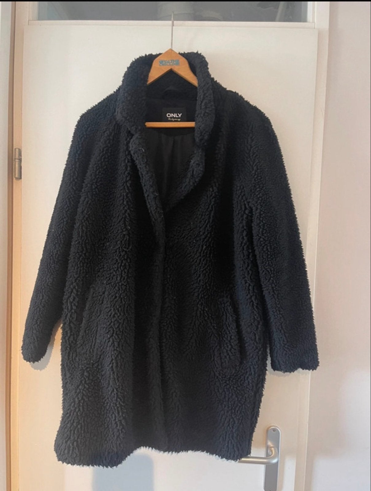 Zwarte Only teddy jas dames - Maat L, Ophalen of Verzenden, Gedragen, Maat 42/44 (L), Zwart