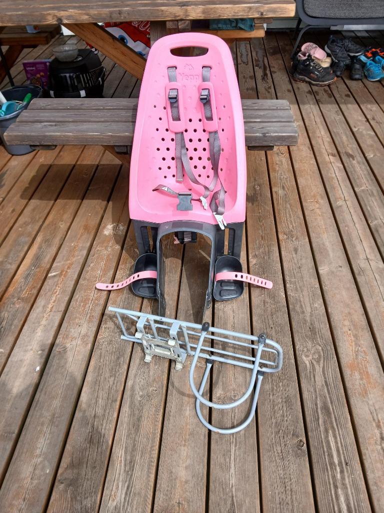 Yepp kinderzitje voor fiets inclusief bagagedrager, Achterzitje, Yepp (GMG), Ophalen, 15 t/m 25 kg