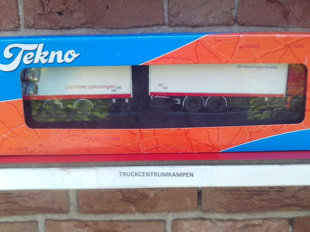 Tekno  Mercedes  Benz  Big  Space  van  Dobbe  Transport., Ophalen of Verzenden, Nieuw, Bus of Vrachtwagen, Tekno