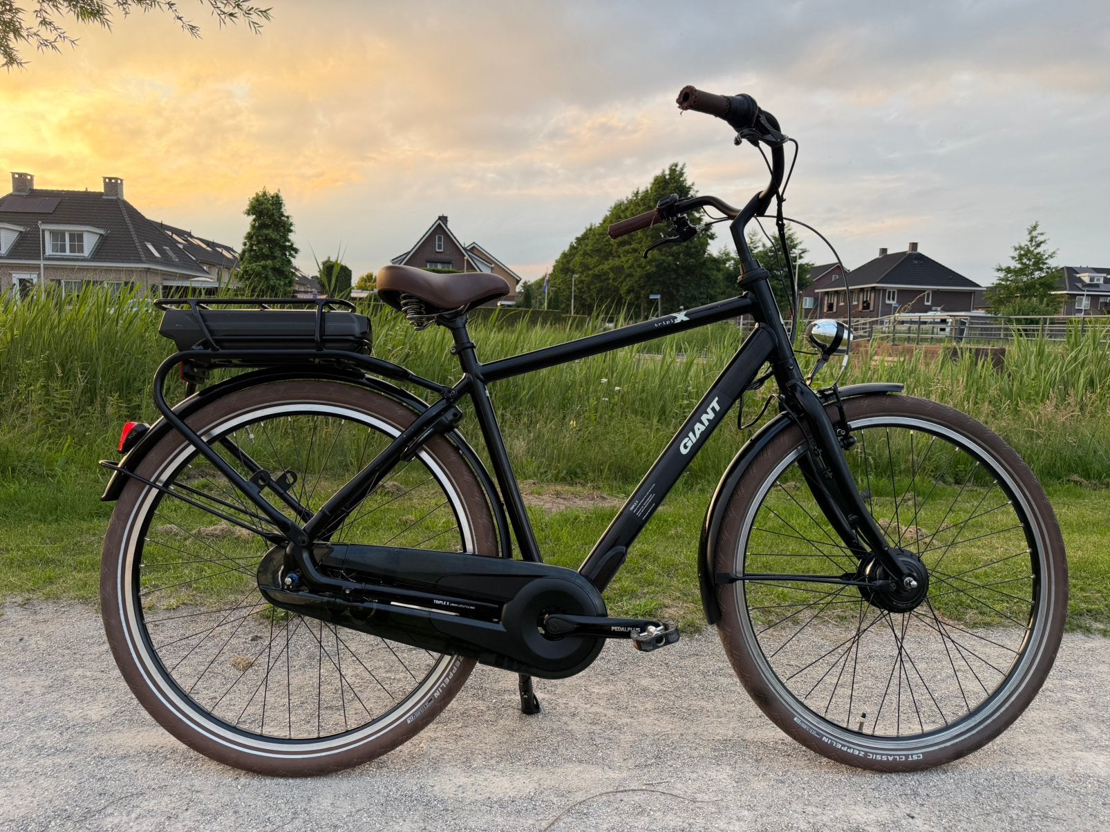 Giant triple x  e+ Elektrische heren fiets, Fietsen en Brommers, Ophalen, Giant, Zo goed als nieuw, 55 tot 59 cm