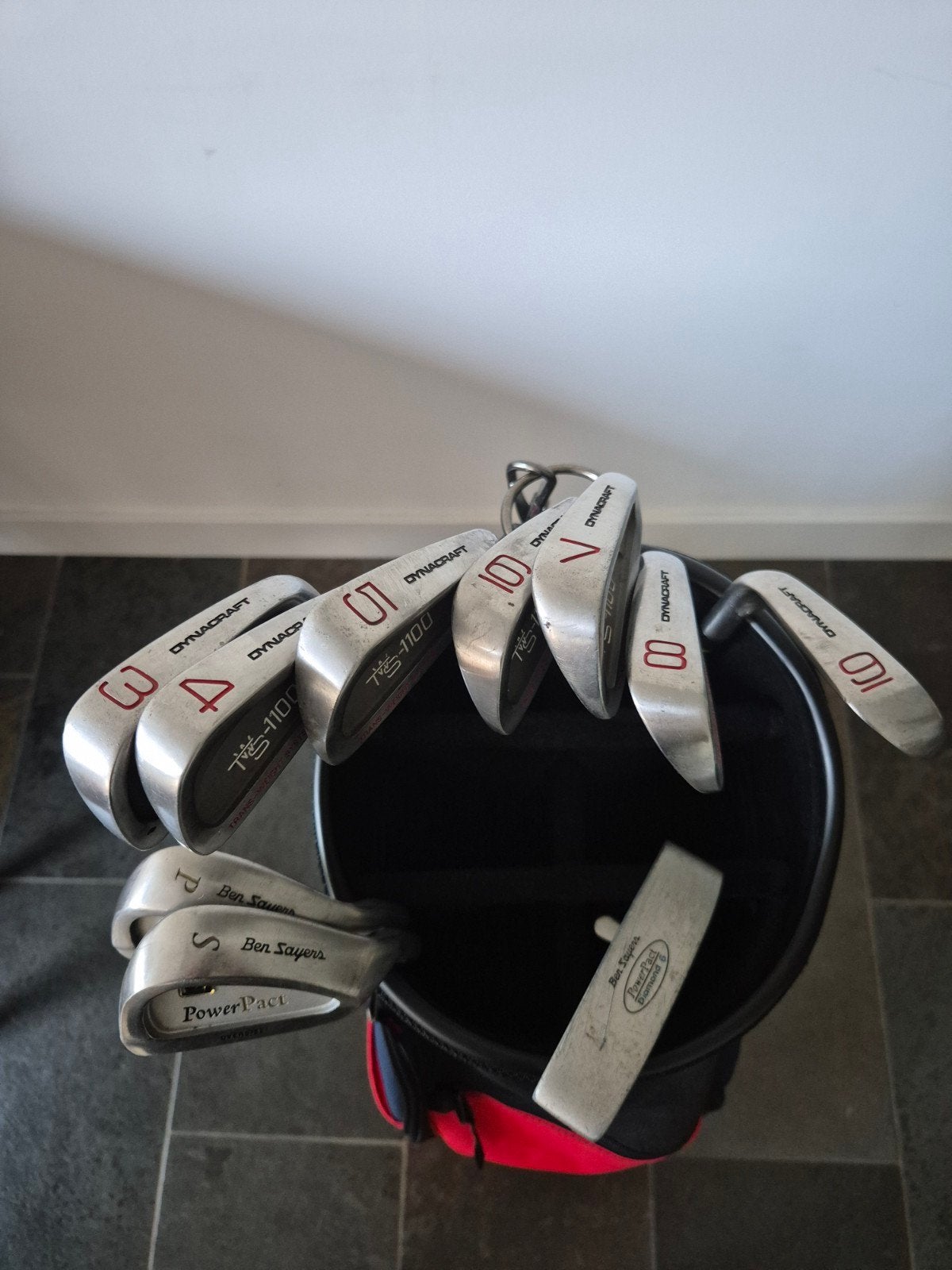 Verlengde heren golfset van Dynacraft
met golftas, Ophalen of Verzenden, Set, Overige merken