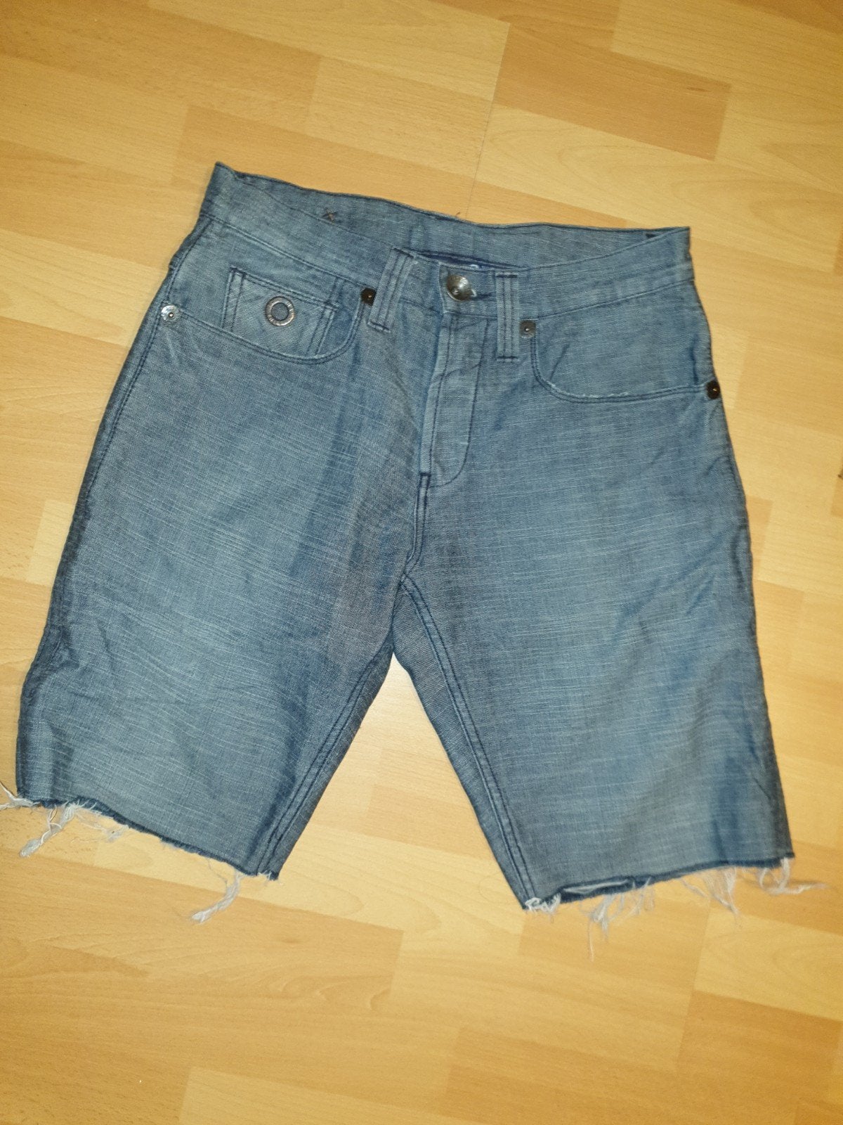 Hans ubbink Blue Papi'M Jeans Shorts maat W30, Blauw, W32 (confectie 46) of kleiner, Ophalen of Verzenden, Zo goed als nieuw