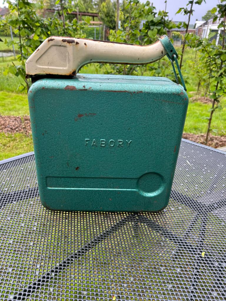 Jerrycans retro van metaal, Ophalen of Verzenden, Nieuw