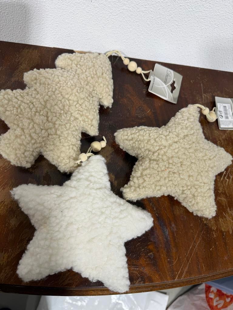 Decoris Kerstdecoratie Sterren en Blad - Nieuw, Ophalen of Verzenden, Nieuw