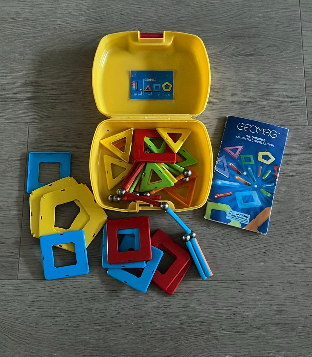 Geomag magnetisch speelgoed, Ophalen of Verzenden, Gebruikt, Bouwen