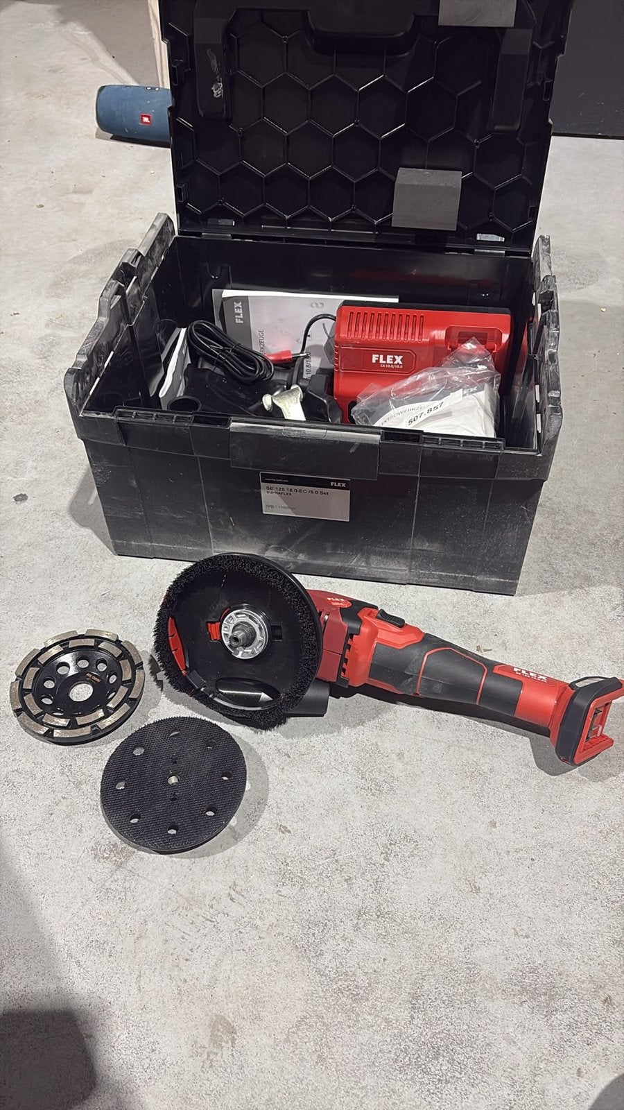 FLEX SE 125 18.0-EC Supralfex Schuurmachine/Betonslijper, Ophalen of Verzenden, Zo goed als nieuw, 1000 watt of meer, Overige typen