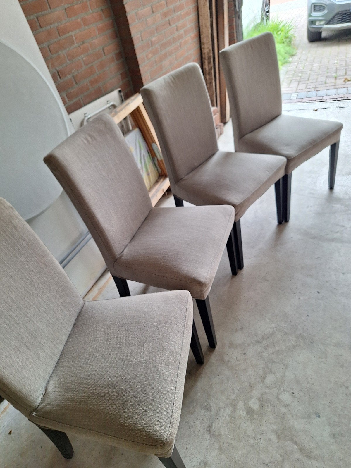 4 eetkamerstoelen Ikea, Henriksdal, Huis en Inrichting, Ophalen, Gebruikt, Overige kleuren, Vier