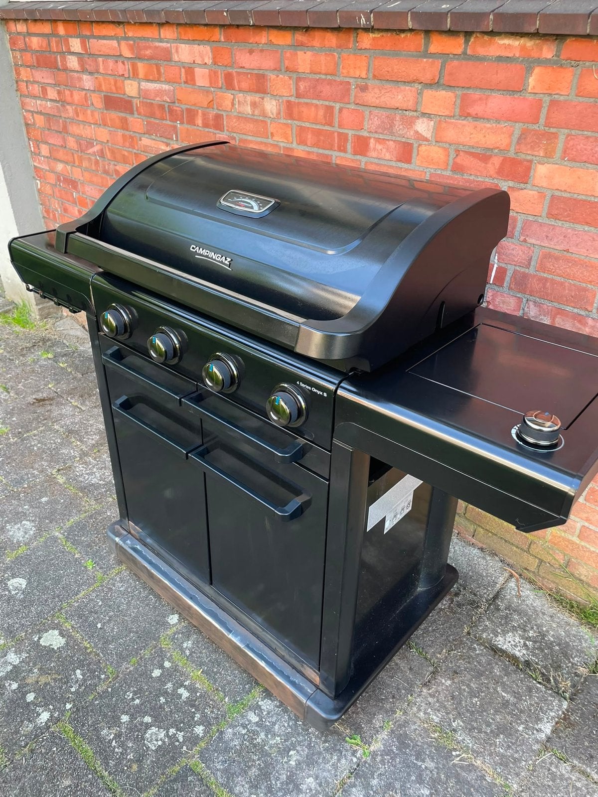 Campingaz 4 Series Onyx S Gasbarbecue, Ophalen, Gebruikt