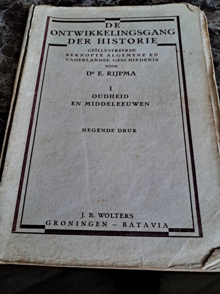 De Ontwikkelingsgang der Historie - Dr. E. Rijpma, Boeken, Ophalen of Verzenden, 20e eeuw of later, Gelezen, Dr. E. Rijpma