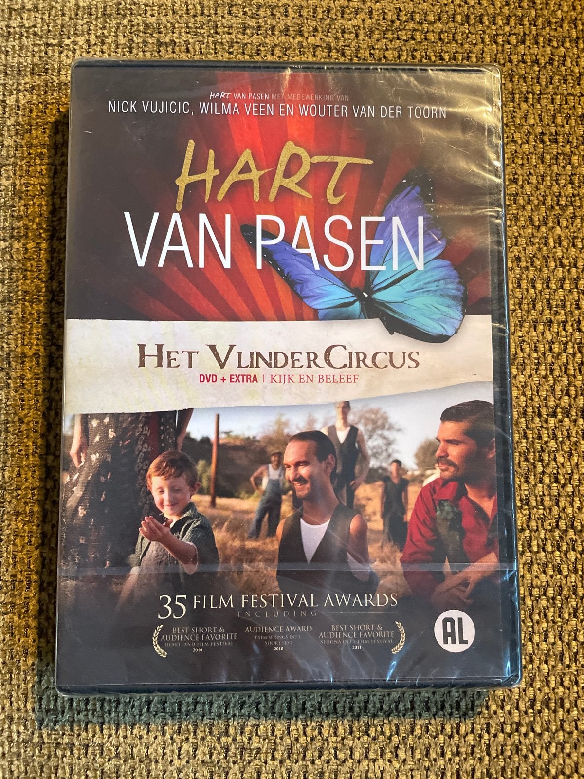 Hart van Pasen - Het Vlinder Circus dvd Nieuw in verpakking, Waargebeurd drama, Alle leeftijden, Nederlands, Ophalen of Verzenden