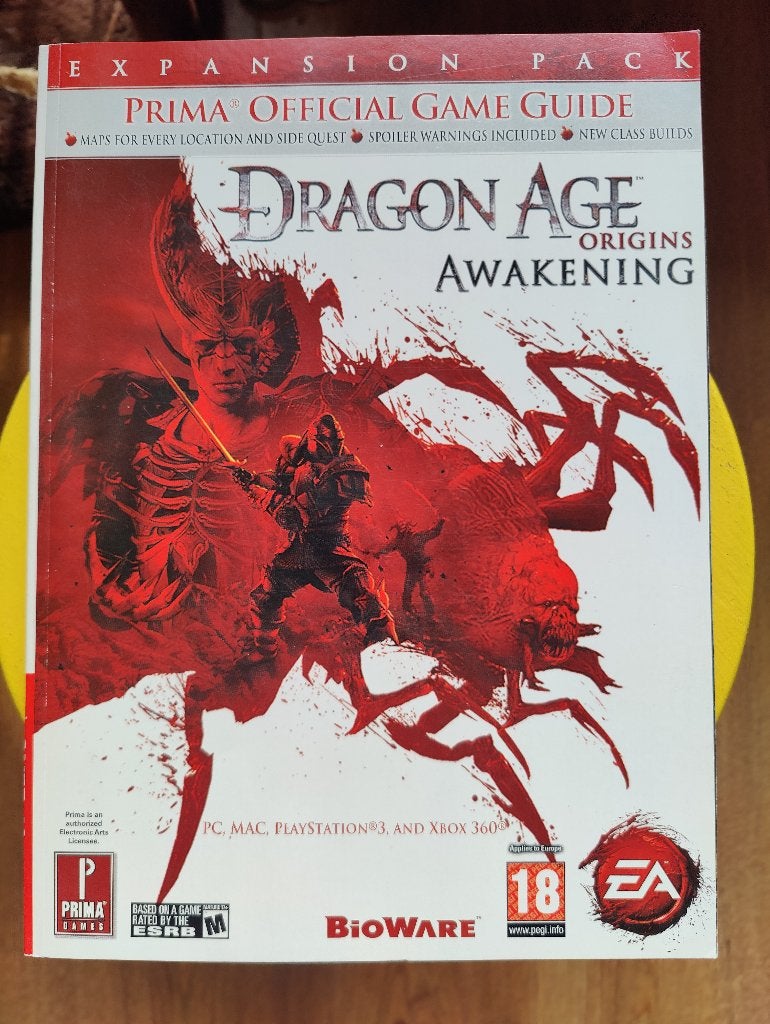 Prima Official Game Guide - Dragon Age - Awakening Expansion, Vanaf 18 jaar, 1 speler, Ophalen of Verzenden, Zo goed als nieuw