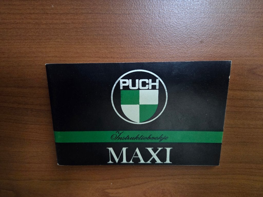 Puch Maxi instructieboekje, Ophalen of Verzenden, Zo goed als nieuw