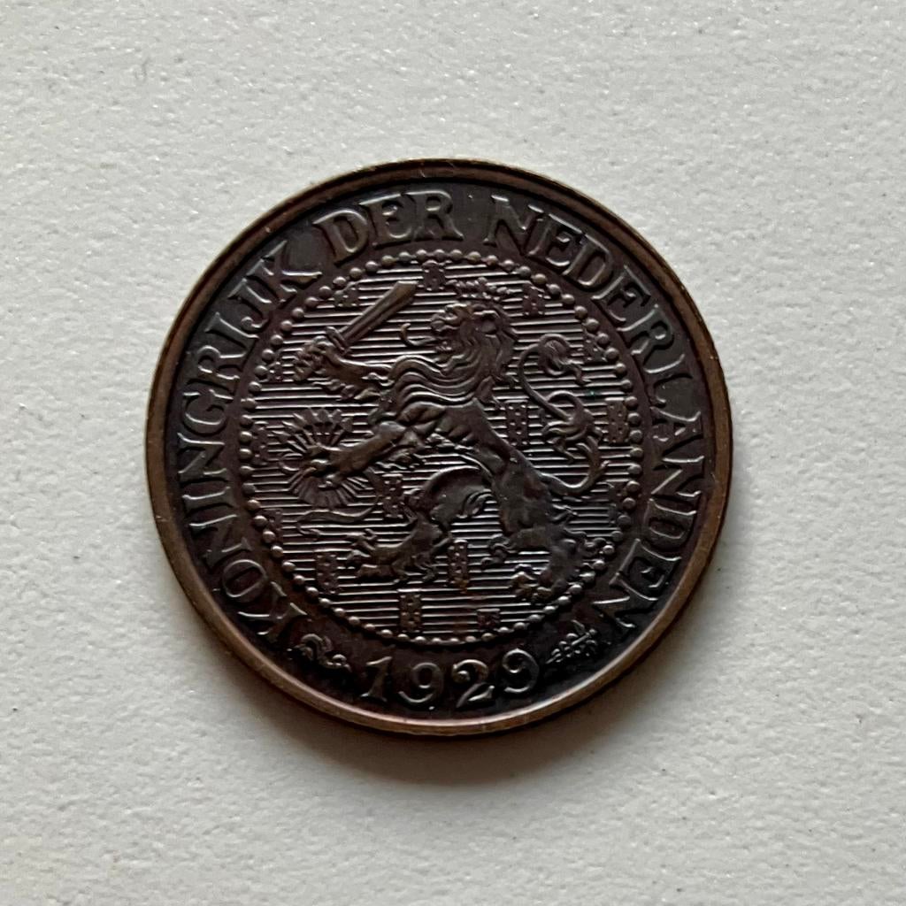 Nederland 2,5 cent 1929 UNC, Verzenden, Koningin Wilhelmina