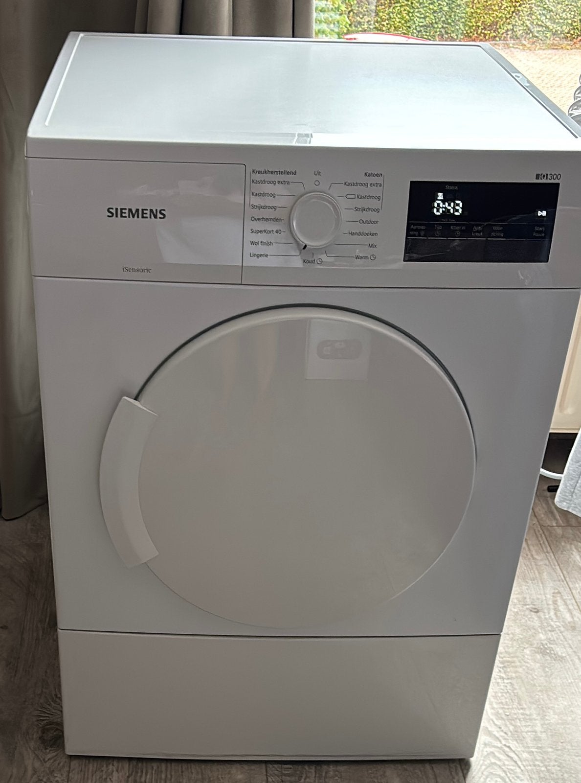 Siemens wasdroger, Witgoed en Apparatuur, Wasdrogers, Ophalen, 6 tot 8 kg, Luchtafvoer, Anti-kreukfase