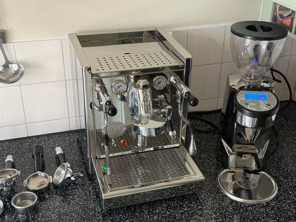 ECM Technika IV Profi + Rocket Fausto, Ophalen, Gebruikt, Espresso apparaat, Koffiebonen