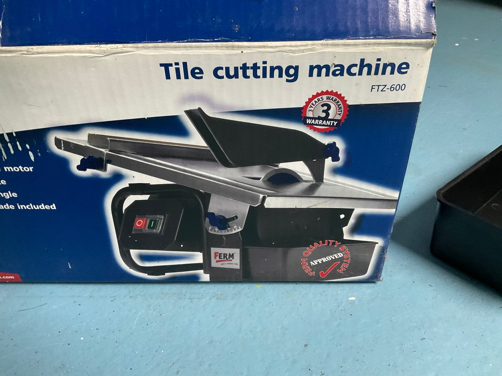 Tegel natsnijmachine, Doe-het-zelf en Verbouw, Gereedschap | Zaagmachines, Cirkelzaag, Ophalen of Verzenden, Zo goed als nieuw
