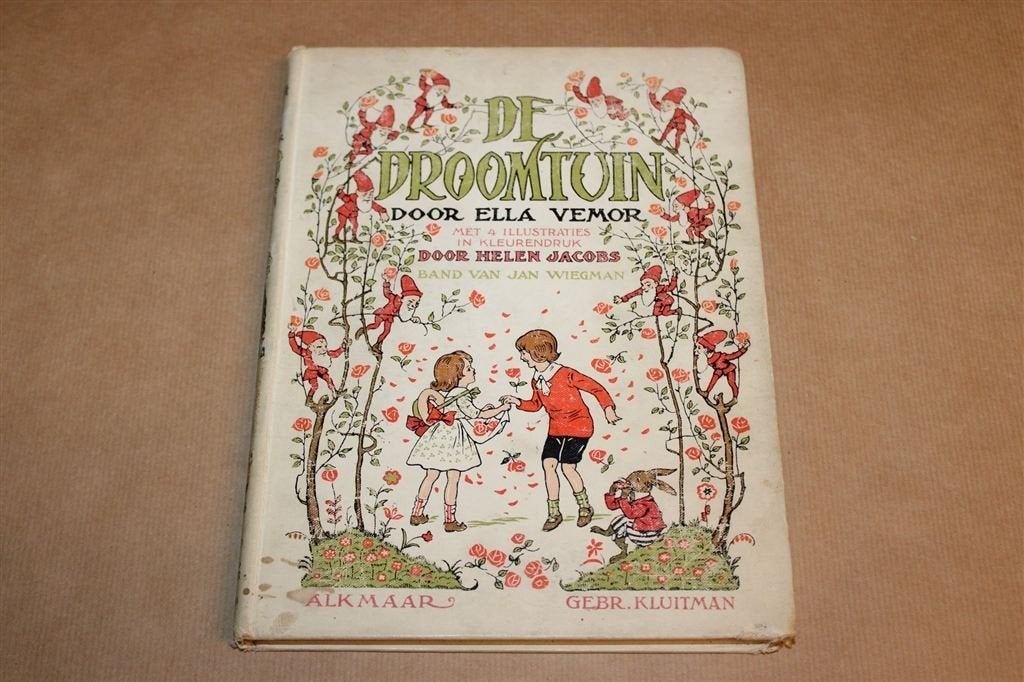 De Droomtuin — Vintage Jeugdboek met Kleurenplaten 1922, Ophalen of Verzenden, Gelezen