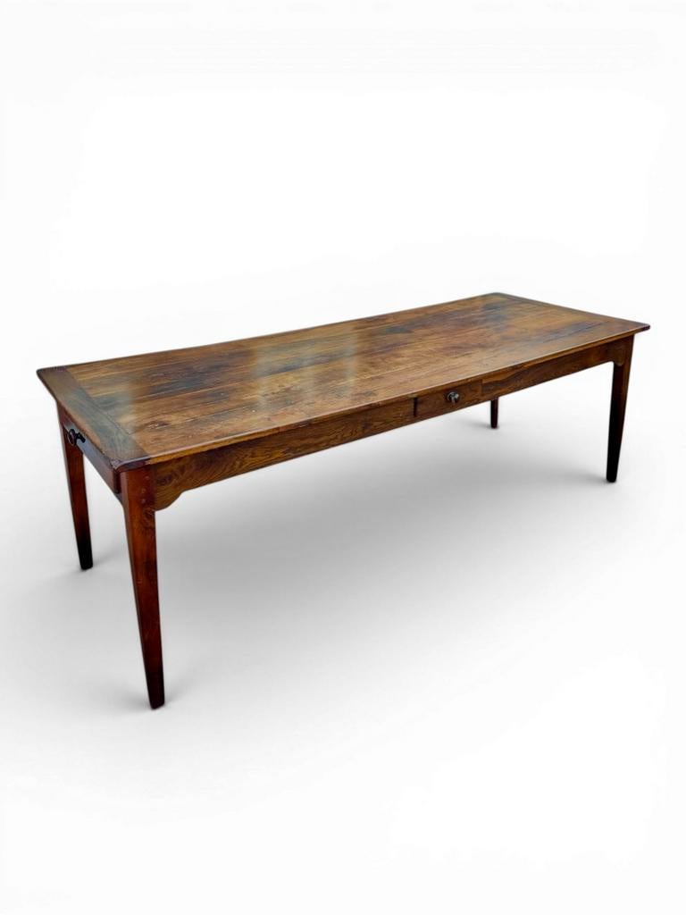 Antieke Franse eettafel tafel boerentafel 230 cm, Antiek en Kunst, Antiek | Meubels | Tafels, Ophalen