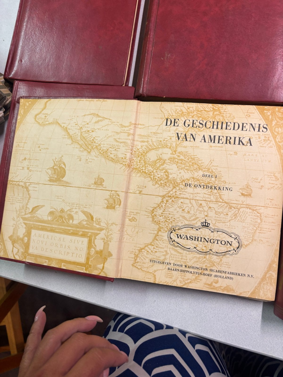 Verzameling Sigarenbandjes Albums - Washington & Willem II, Ophalen