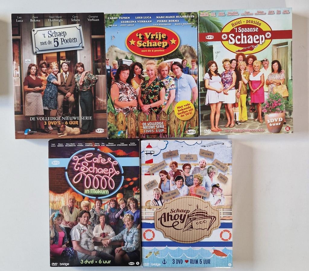 Het Schaep met de 5 Pooten DVD Boxset (5 seizoenen), Gebruikt, Alle leeftijden, Boxset, Ophalen of Verzenden