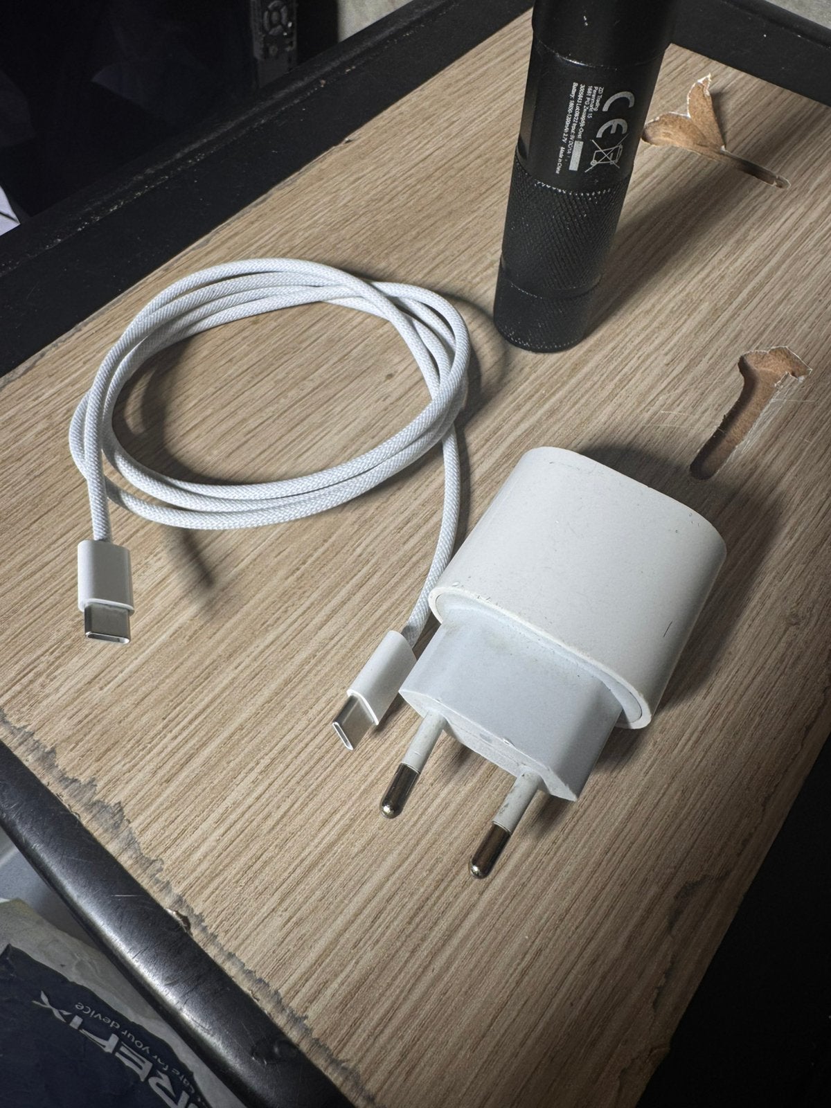 Usb-c oplader compleet(origineel, Telecommunicatie, Mobiele telefoons | Telefoon-opladers, USB-C, Zo goed als nieuw, Snellader