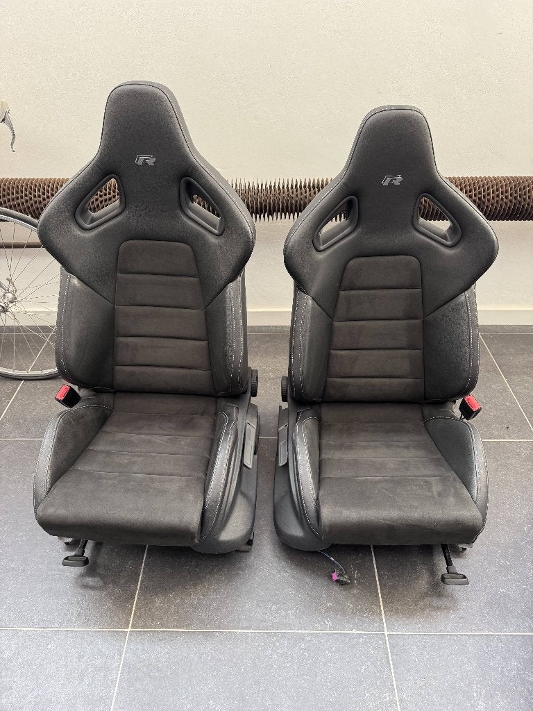 VW GOLF R MOTORSPORT stoelen schaalstoelen RECARO, Auto-onderdelen, Ophalen, Gebruikt, Volkswagen