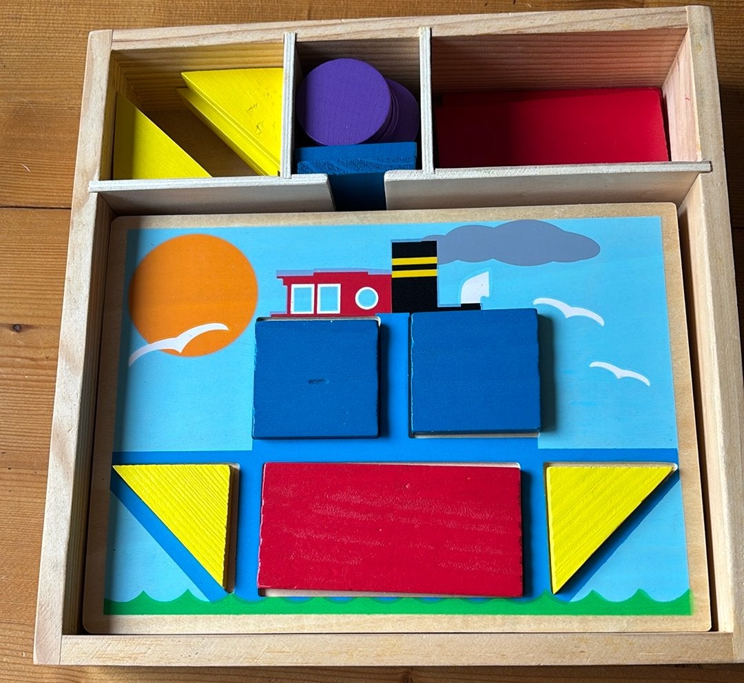 Melissa & Doug,houten speelgoed., Ophalen, Zo goed als nieuw, Overige typen