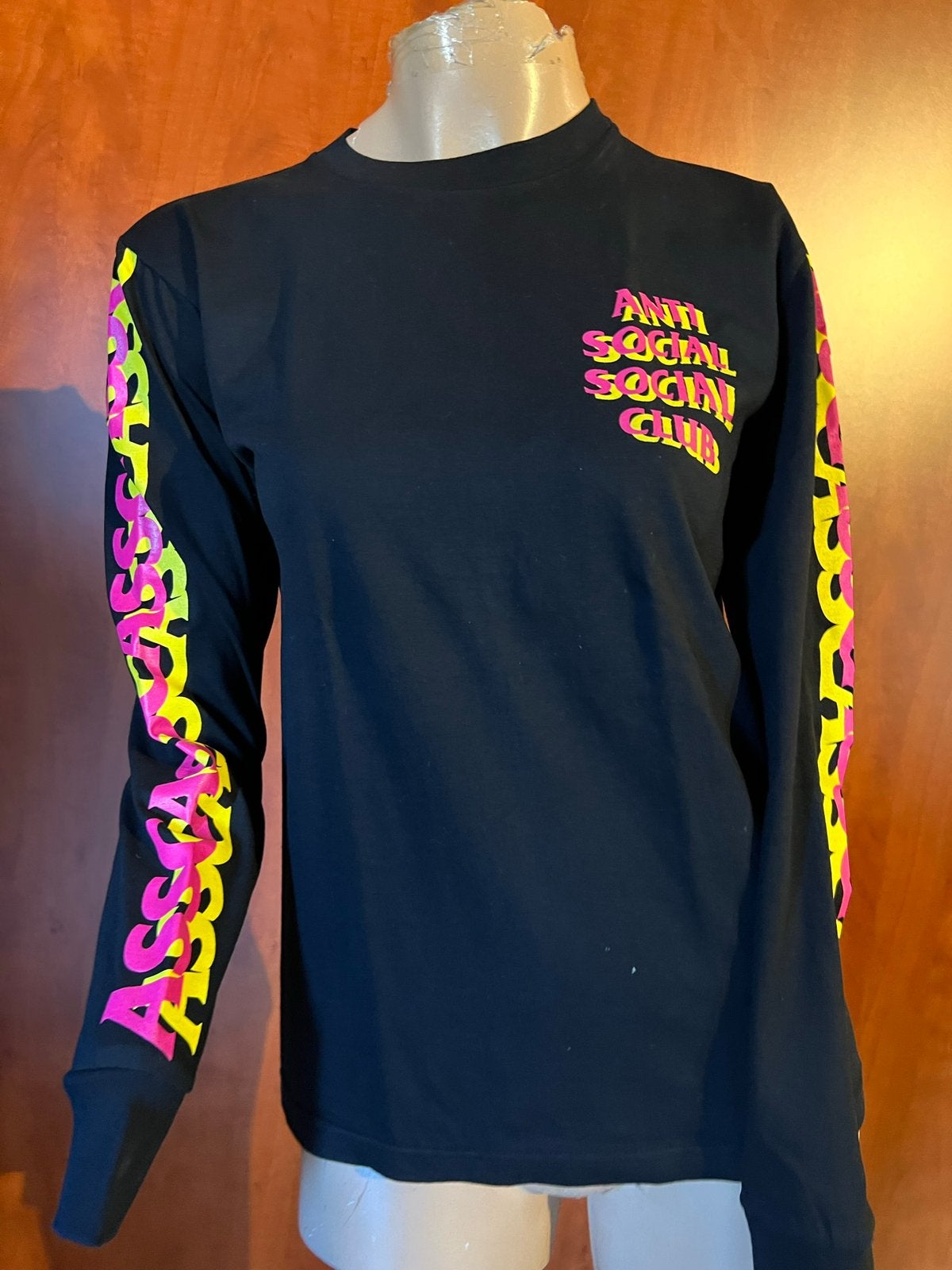 Anti social club shirt maat 3 origineel zgan, Maat 38/40 (M), Zwart, C, Ophalen of Verzenden