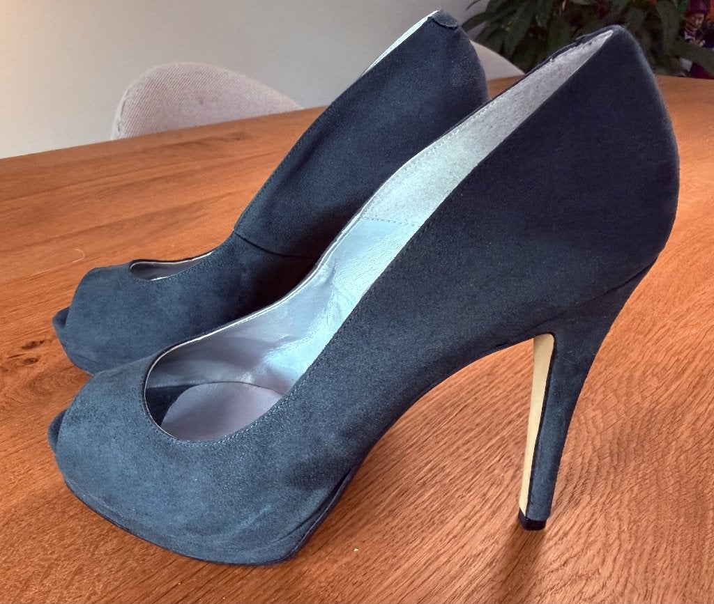 Zwarte peep-toe pumps B.C. Best Connections, maat 40, Pumps, Zwart, Ophalen of Verzenden, B.C. / Best Connections
