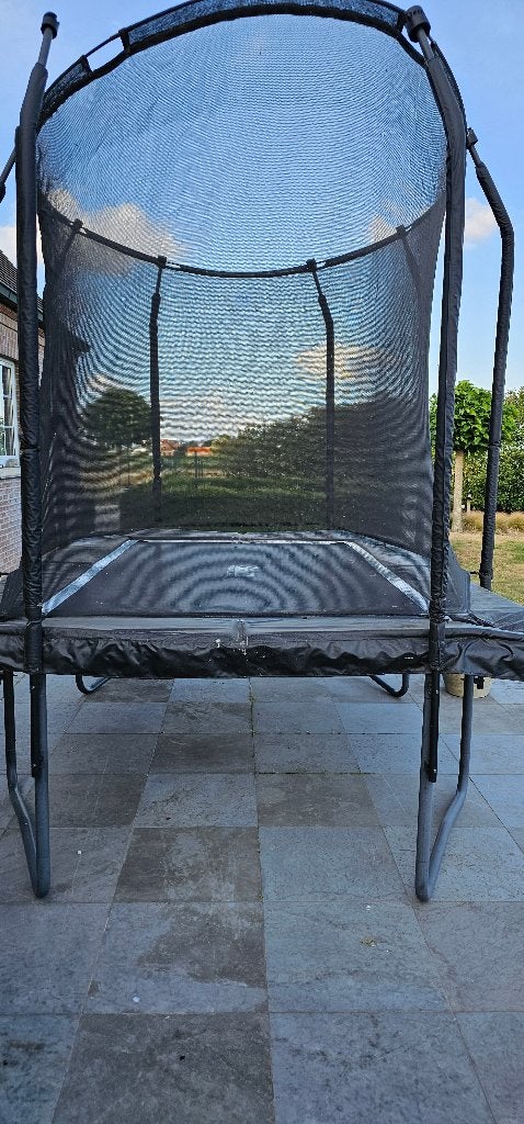 Salta trampoline, Ophalen