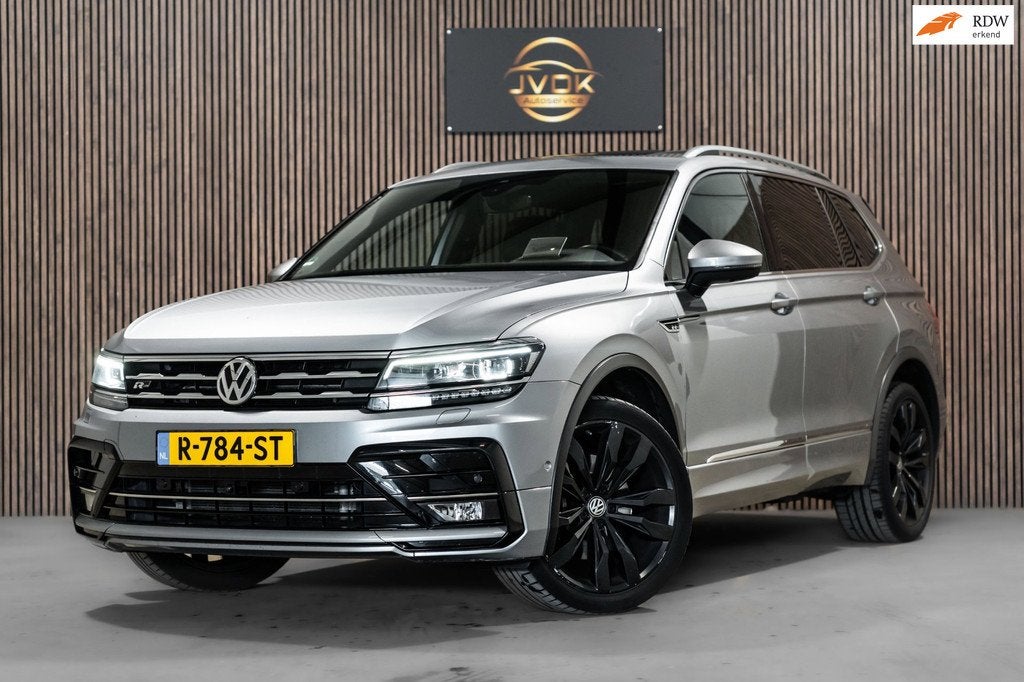 Volkswagen Tiguan Allspace 2.0 TDI 4Motion R-line 7p DSG LED, Auto's, Volkswagen, Automaat, Gebruikt, Leder, Bedrijf