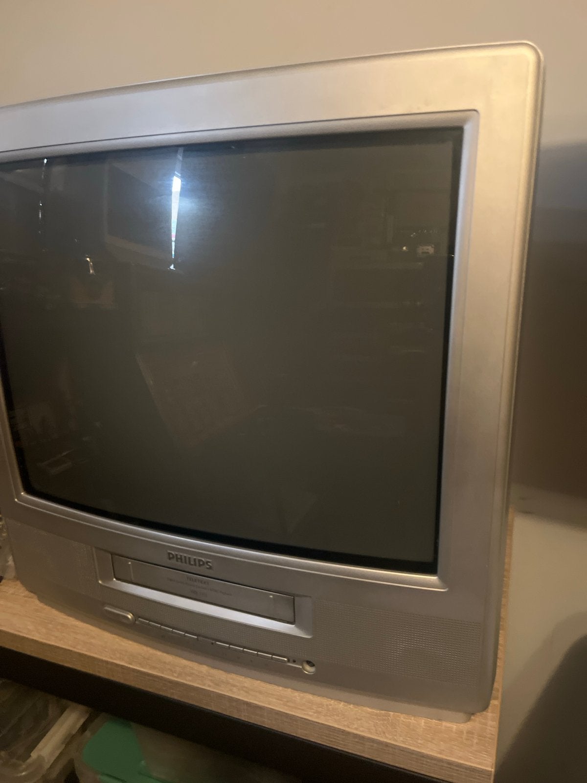 Philips beeldbuis TV met ingebouwde videorecorder, Ophalen of Verzenden, Gebruikt, 40 tot 60 cm, Philips