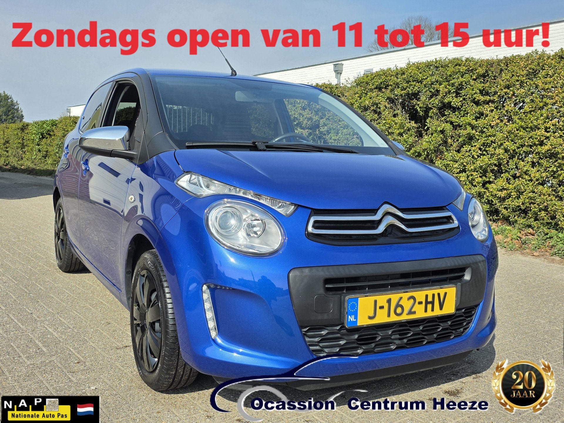Citroën C1 1.0 VTi Feel, 1e Eig! Bluetooth! Cruise! Apk 2-2, Auto's, Voorwielaandrijving, Stof, Euro 6, C1