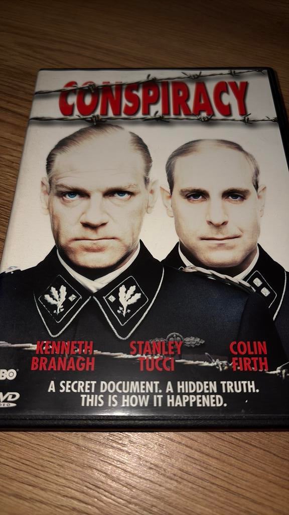Conspiracy. Kenneth Branagh, Stanley Tucci en Colin Firth., Vanaf 16 jaar, Ophalen of Verzenden, Zo goed als nieuw, Actiethriller