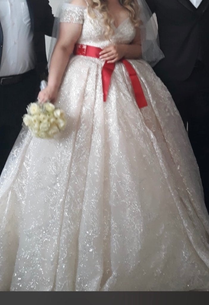 Bruidsjurk gelinlik weddingdress, Ophalen, Zo goed als nieuw, Wit, Trouwjurk