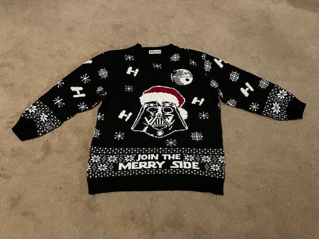 Star Wars Foute Kerst trui Join The Merry Side, Verzamelen, Star Wars, Gebruikt, Gebruiksvoorwerp, Ophalen of Verzenden