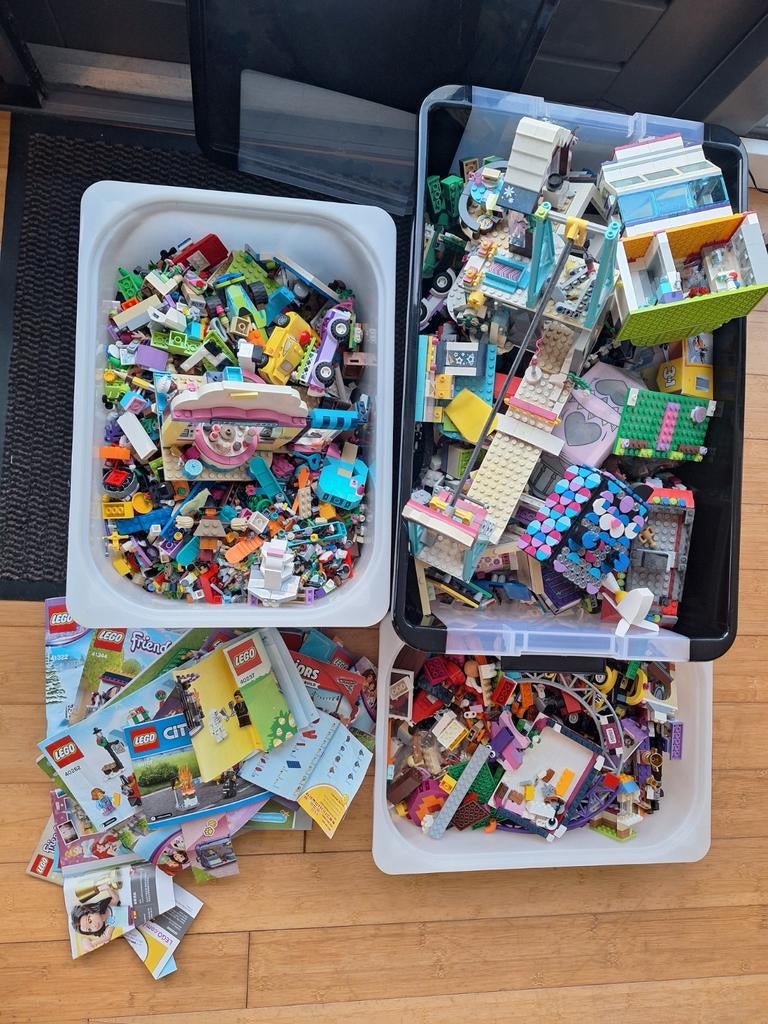 Lego Friends, city etc. ruim 12 kg, Ophalen, Zo goed als nieuw