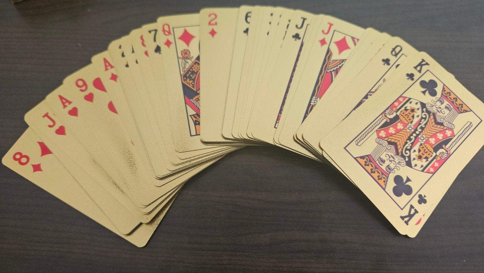Luxe Holland Casino speelkaarten 24K verguld, Vijf spelers of meer, Ophalen of Verzenden, Zo goed als nieuw, Holland Casino