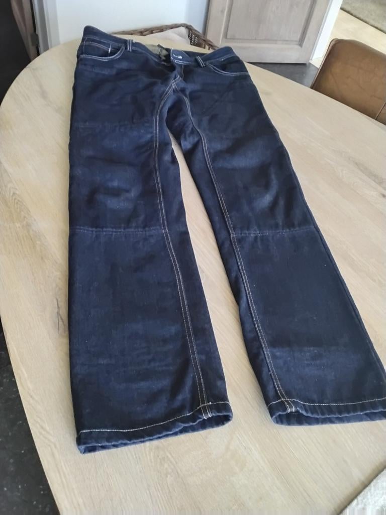 Motorbroek met kevlar bescherming te Ravels België, Ophalen, Zo goed als nieuw, Blauw, W30 - W32 (confectie 38/40)