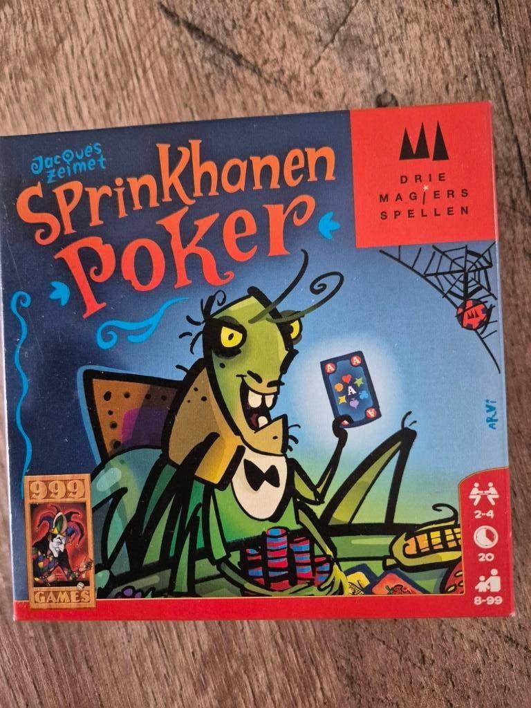 sprinkhanen poker - kaartspel, Ophalen of Verzenden, Gebruikt