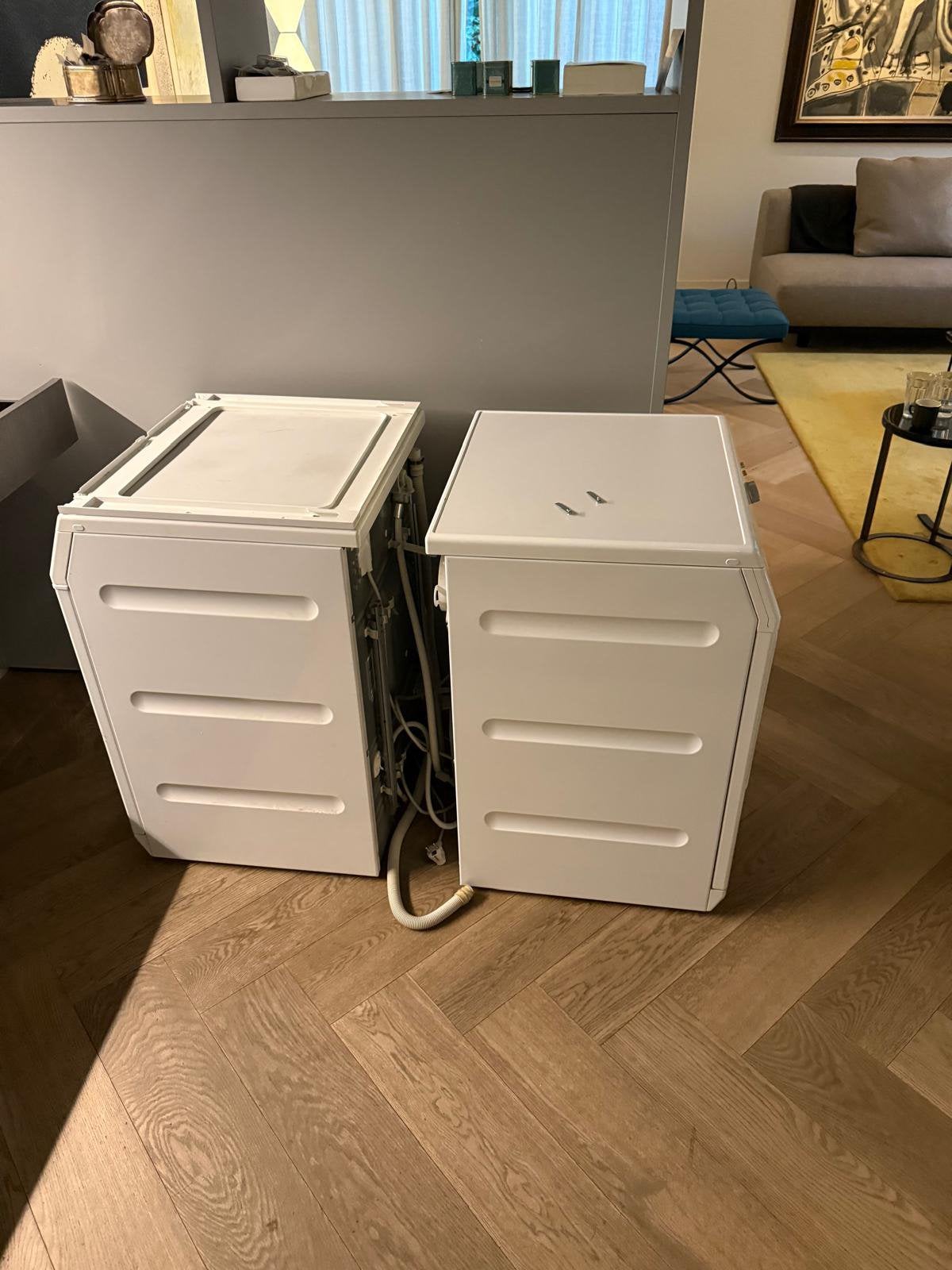 Miele wasser en droger., 6 tot 8 kg, Ophalen, Gebruikt