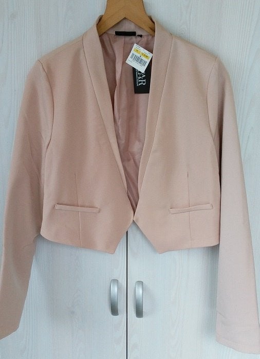 NIEUW! Huidskleurig nude roze blazer jasje Bristol maat : XL, Maat 46/48 (XL) of groter, Nieuw, Ophalen of Verzenden, Jasje